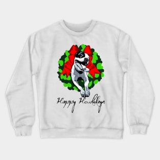 Happy Howlidays and Merry Pitmas Crewneck Sweatshirt